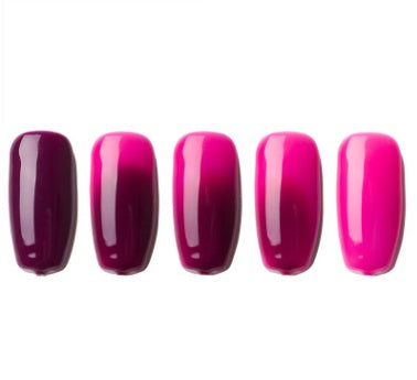 Ombre Color Short Blunt Coffin Nails in Various Colors