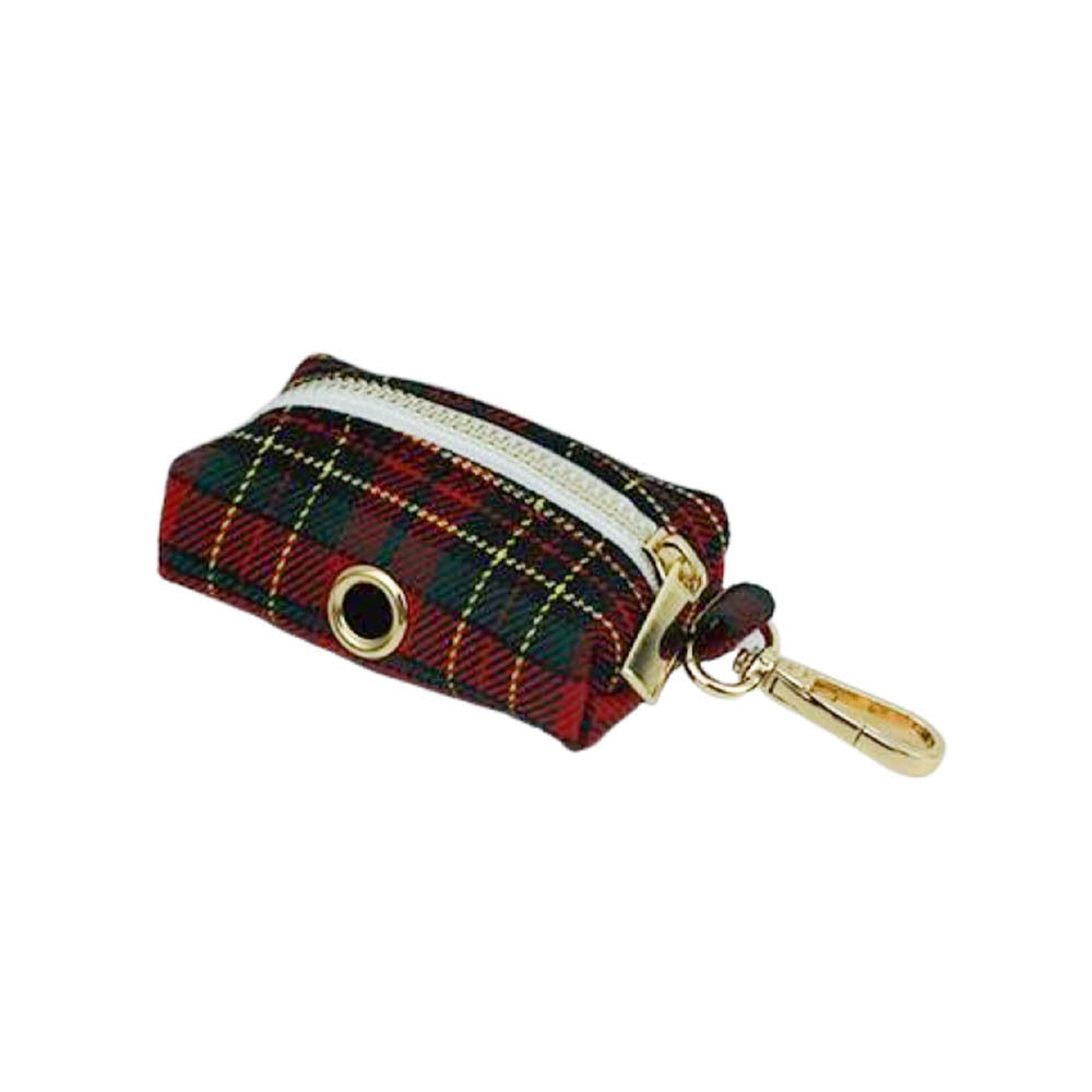 Tartan Plaid Christmas Holiday Bow Dog Leash Collar Harness