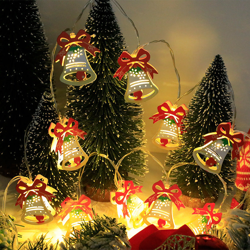 Christmas Themed LED String Lights Hanging Decoration with Christmas Symbols