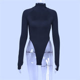 Women's One Piece Swimsuit with Long Sleeves