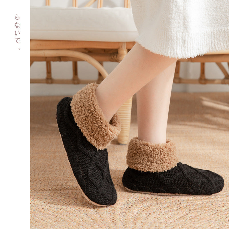 Super Soft Knit Style Slip On House Slippers in Various Colors