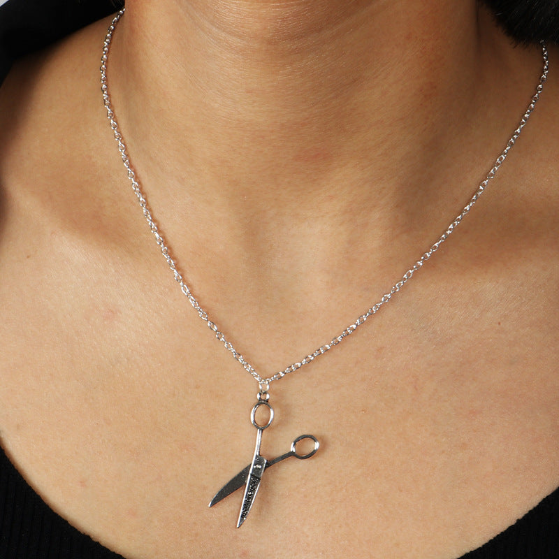 Running with Scissors Necklace