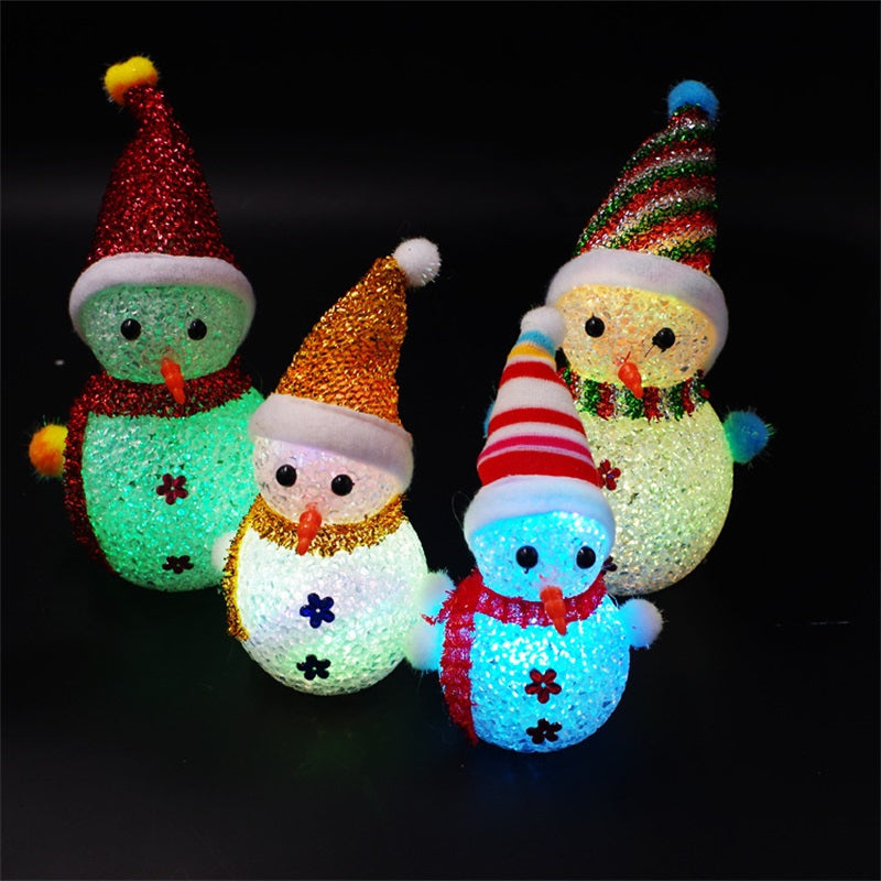 Novelty Glowing Snowman Night Light