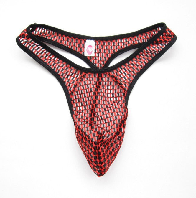 Scaly Geo Print Thong for Men