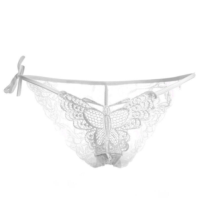 Panty de cravate brodée de papillon brodé