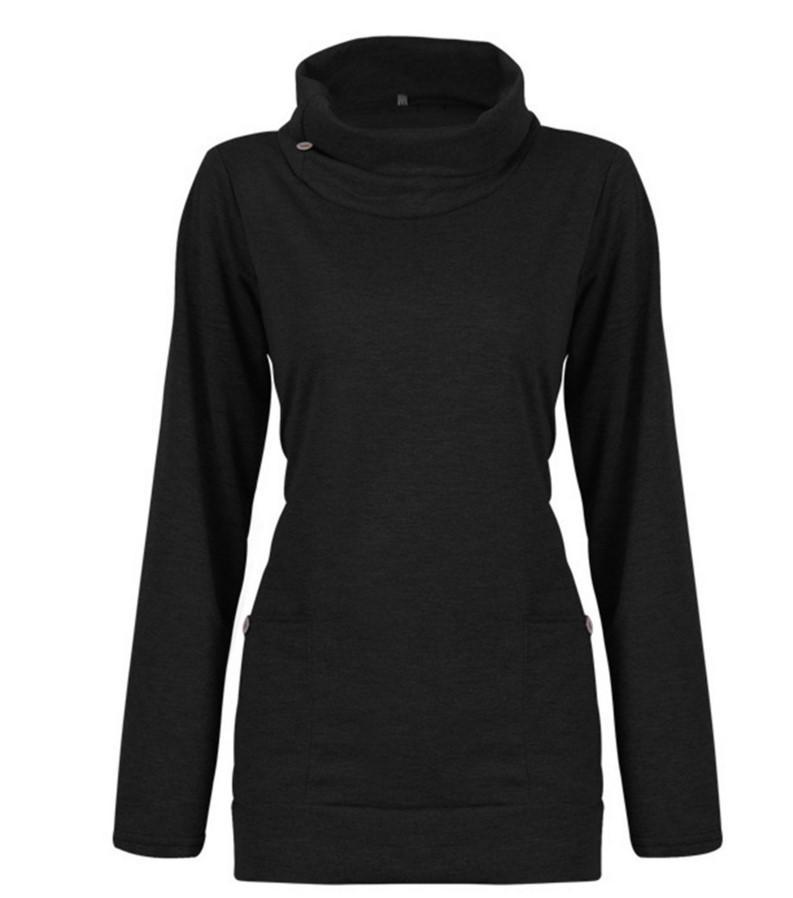 Cozy Turtleneck Collar Wrap Sweater - Theone Apparel