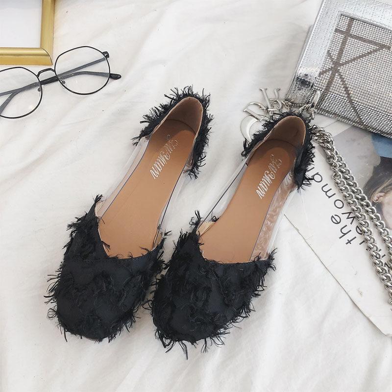 Fringe Frenzy Pisos de moda transparentes