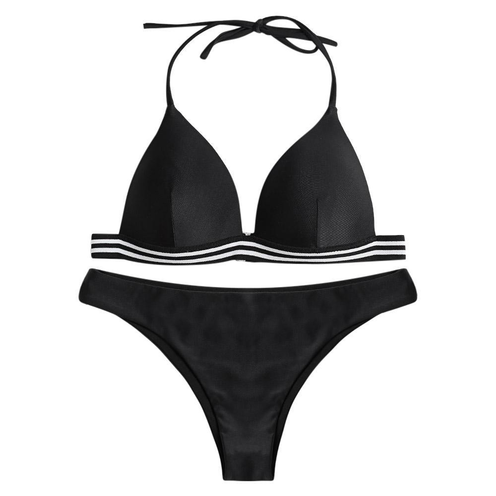 Ensemble de bikini pour les dames du cou licou