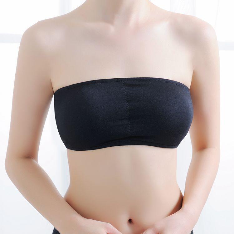 Schlichtes, trägerloses Bralette mit Schlauchoberteil