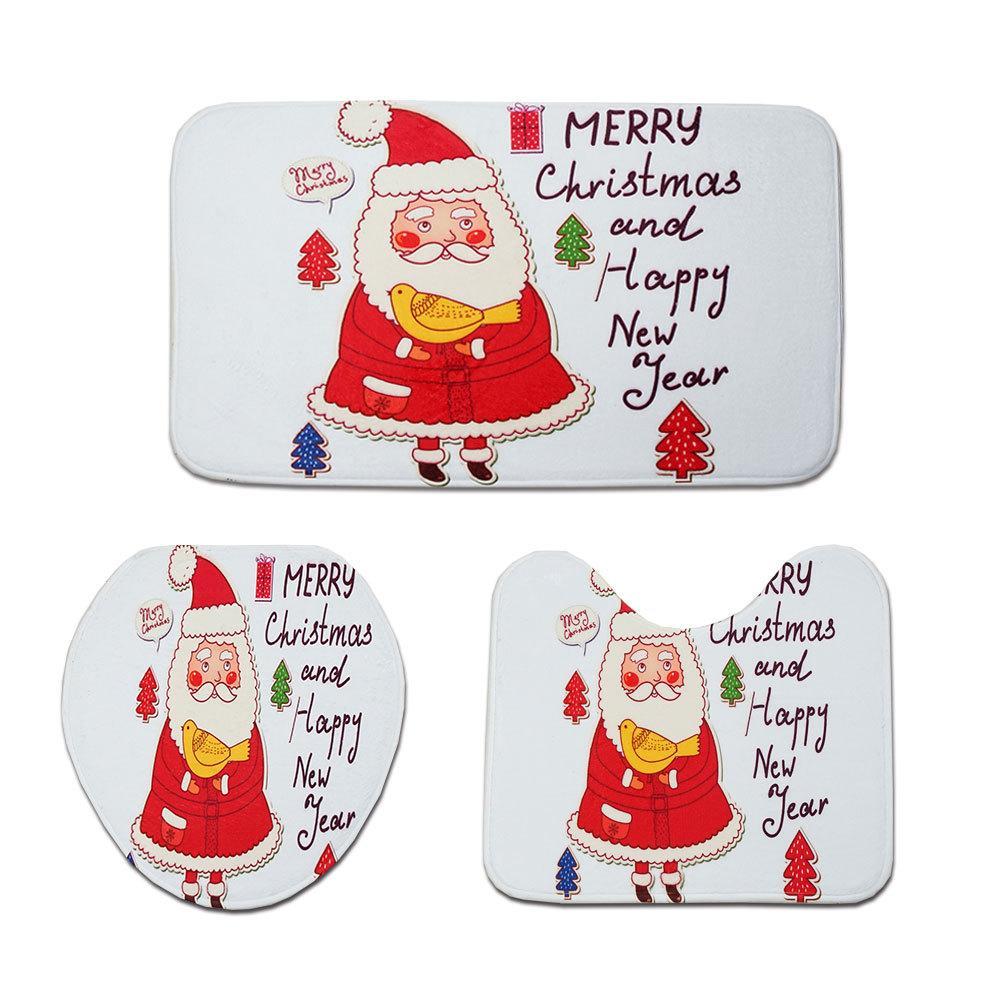 Christmas Cheer Holiday Bath Mats - Theone Apparel