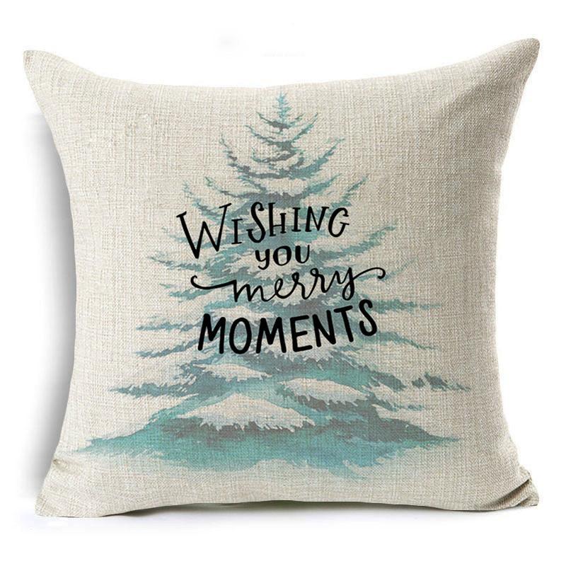 Christmas Tidings Printed Pillow Covers - Theone Apparel