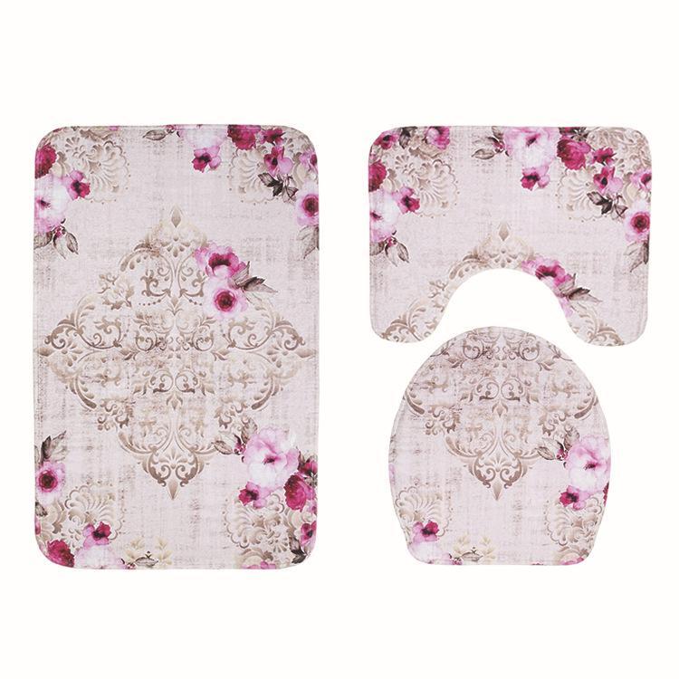 Flowers and The Sea Bath Mat Sets - Theone Apparel