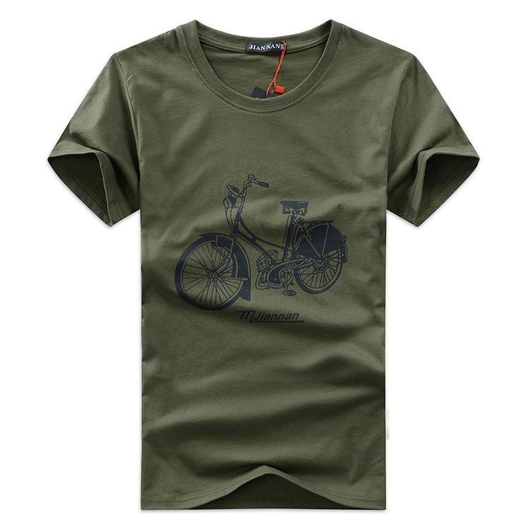 Camiseta gráfica retrô de bicicleta