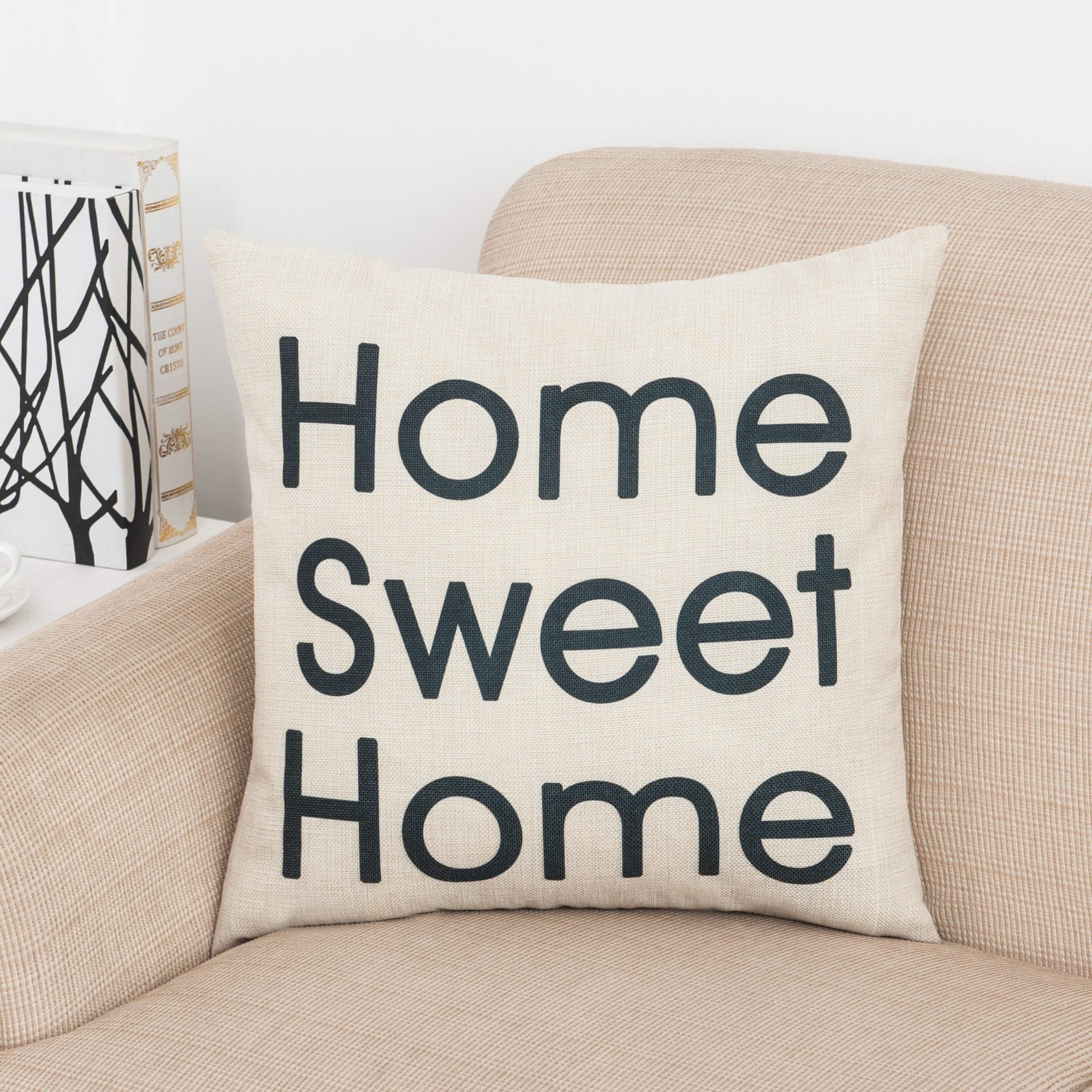 Home Sweet Home Square Pillow Cover