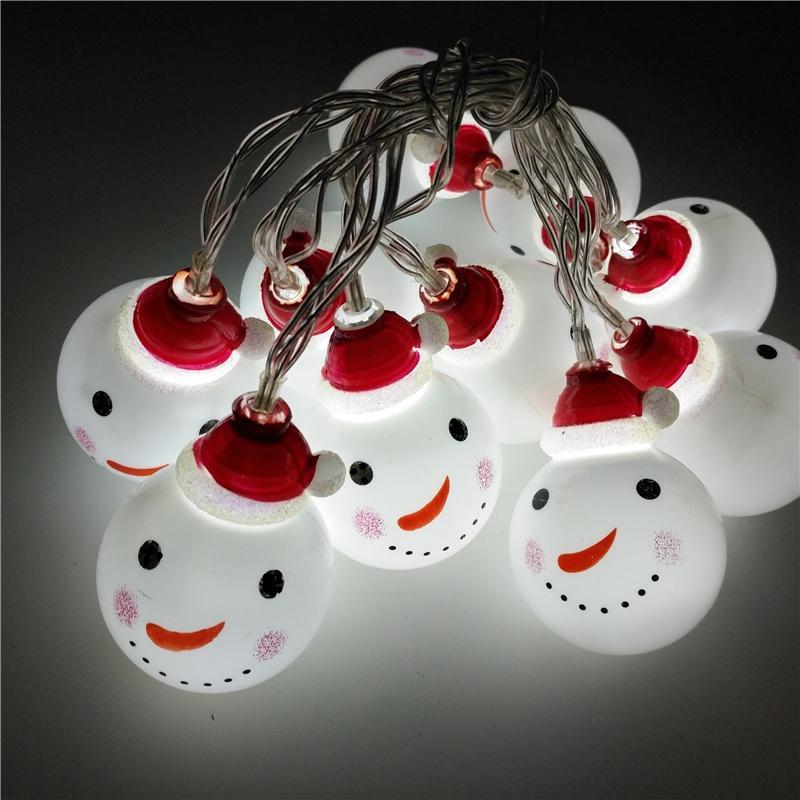 LED Snowman Christmas Tree Ornaments