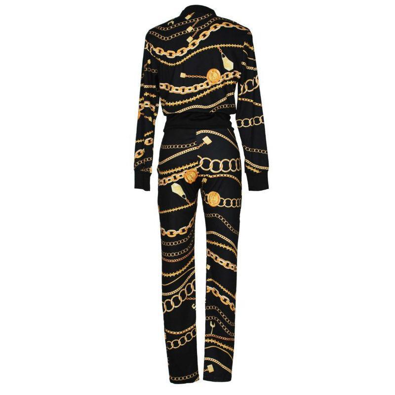 Life of Luxury Printed Jumpsuits