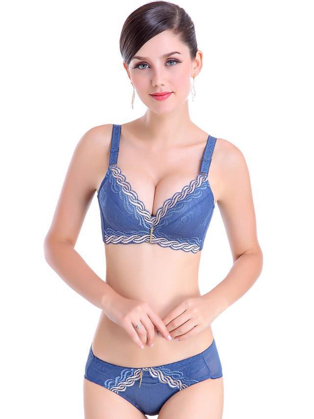 Luxurious Lace Bra with Hanging Chain - Theone Apparel