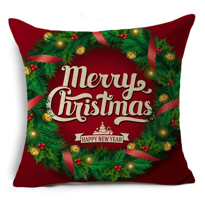 Fundas de almohada navideñas de Feliz Navidad