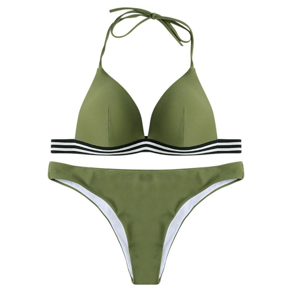 Ensemble de bikini pour les dames du cou licou