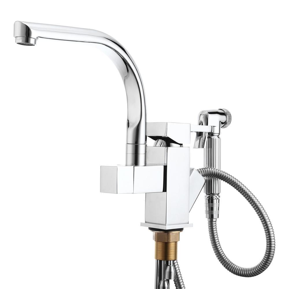 Multifunctional Faucet With Pull-down Sprayer