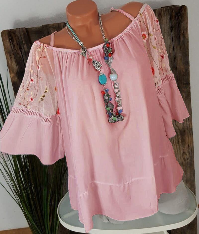 Blusa con hombros descubiertos Southwest Traditions