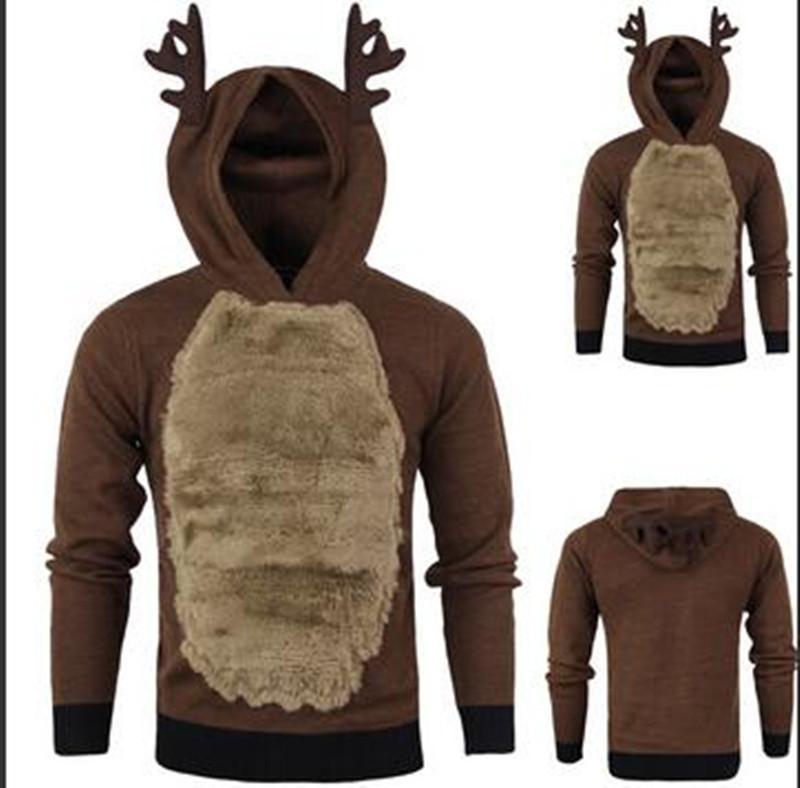 Reindeer Holiday Costume Antler Sweater