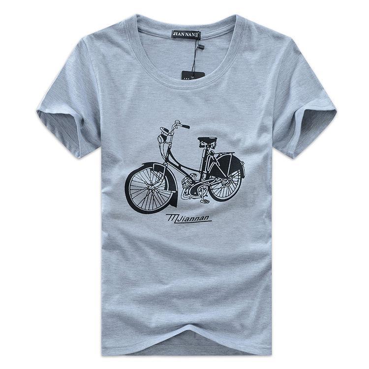 Camiseta gráfica retrô de bicicleta