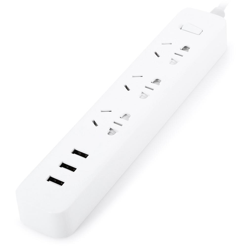 Smart Adaptation Power Strip with 3 Sockets