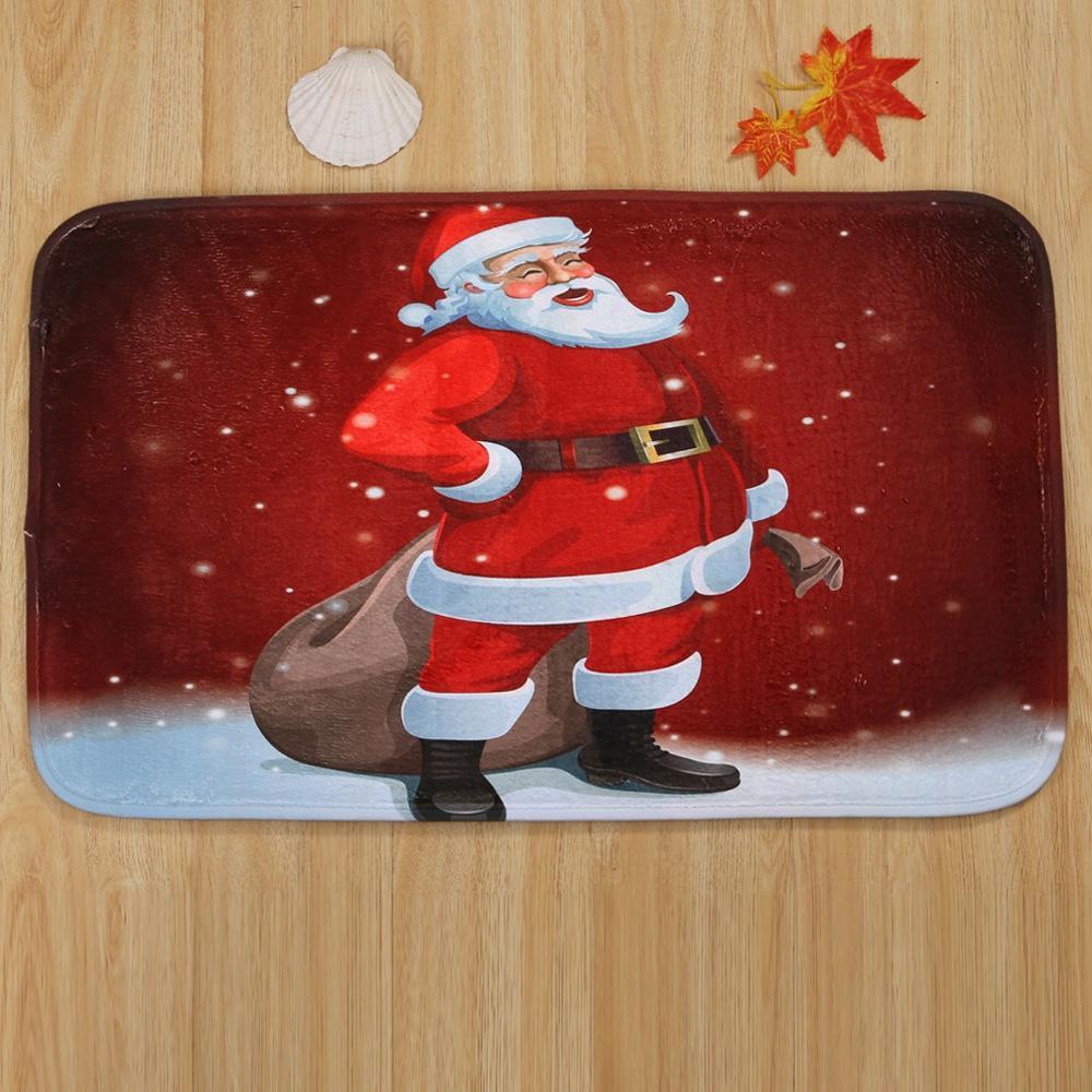 Smiling Red Santa Bathroom Set