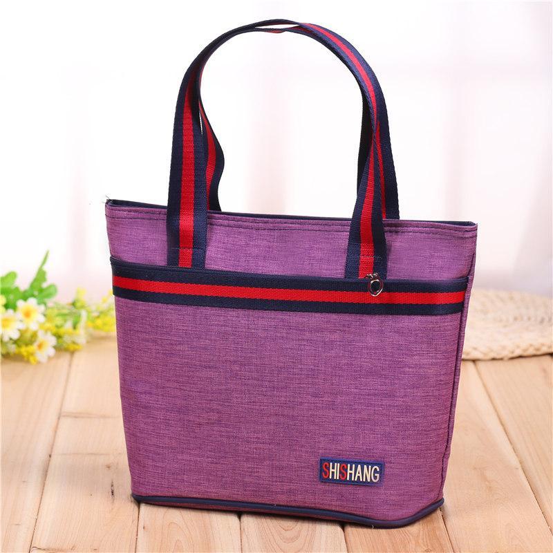 Strappy Shopper Tote Handbag