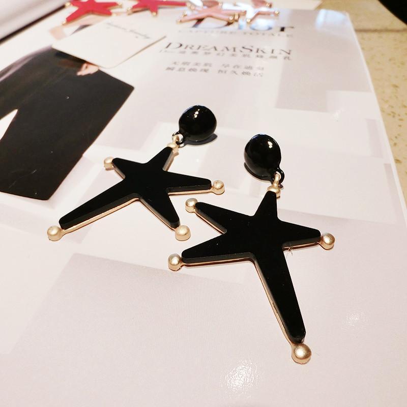 Abstract Star Glam Bauble Earrings - THEONE APPAREL