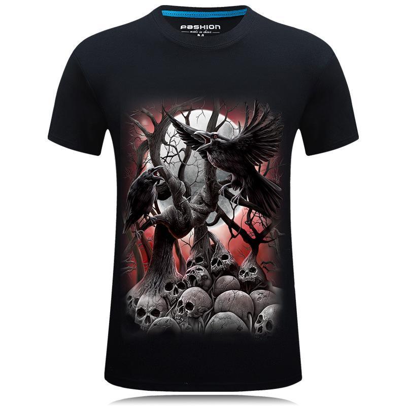 Bed of Skulls Black Crow Shirt - THEONE APPAREL