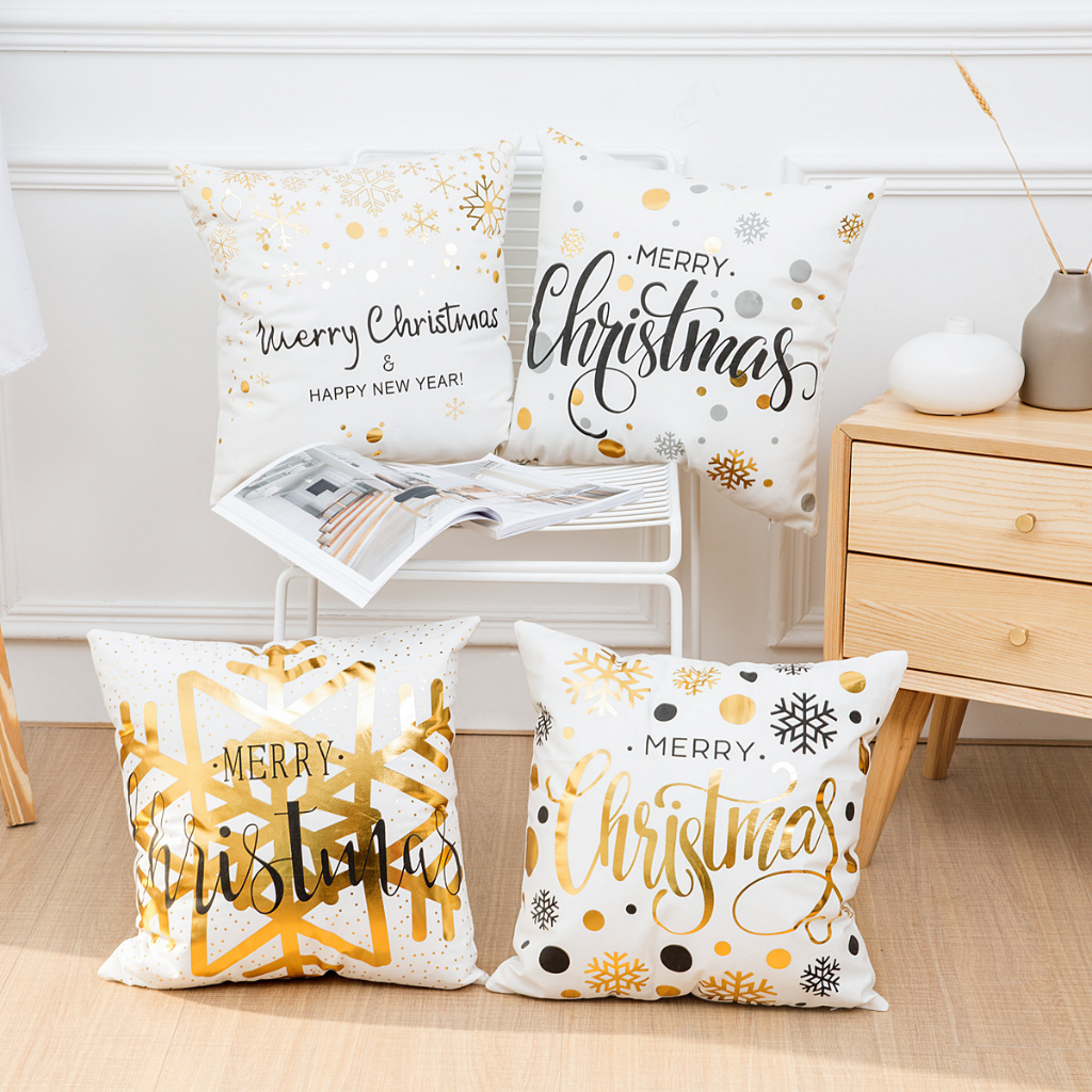 Christmas Cheer Printed Pillow Covers - Theone Apparel